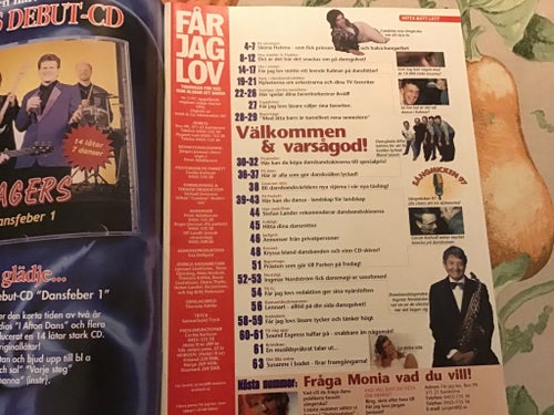 Får Jag Lov NR 1 1997 Sveriges Största Dansguide CANDELAS HELENA