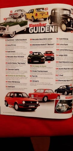 Klassiker Guiden 2023: Saab 900 OG, Lotus Esprit, Lancia Delta Integrale, Indigo