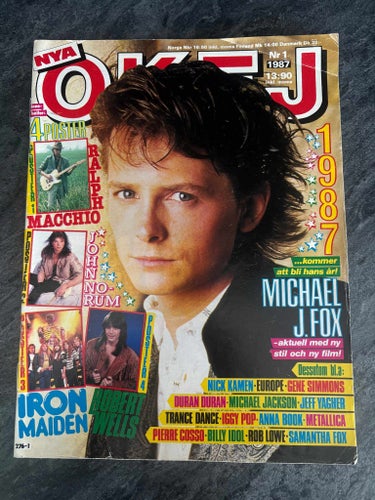 Tidningen OKEJ ! Nr 1 - 1987 .