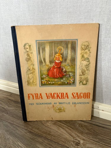 Fyra Vackra Sagor med teckningar av Britt-Lis Erlandsson 1945