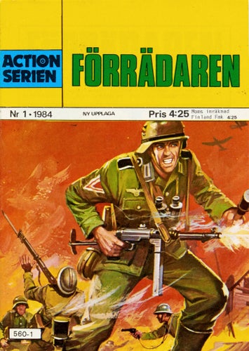 Actionserien Serietidning 1984 nr 1 – Förrädaren (Oläst arkivex)