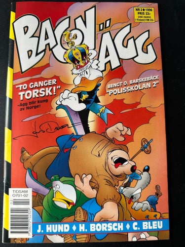 Bacon & Ägg, nr 2 1996, signerad