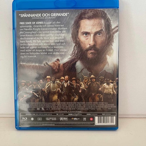 Free State Of Jones Blu ray