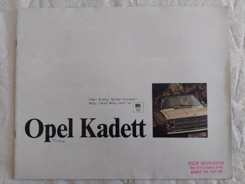 Opel Kadett 1970 ? ..