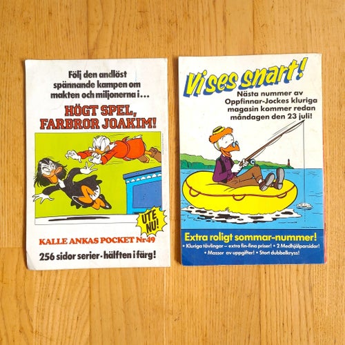 Walt Disney's godbitar Tillbaka till Klondike & Resan till Atlantis Carl Barks