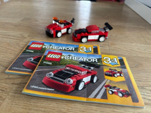 Två paket LEGO Creator 3in1 31055