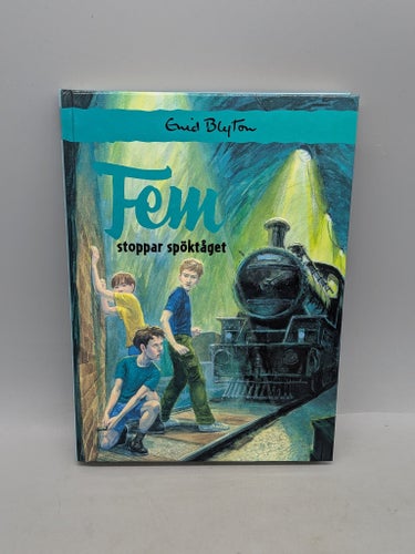 Fem stoppar spöktåget av Enid Blyton
