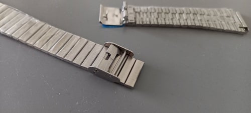 Klockarmband i stål 18 mm Lämplig för Casio F105W F-91W W-108 A158WA A168WA (S)