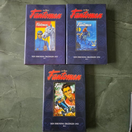 Fantomen | Den inbundna årgången 1952 | Del 1, 2 & 3 (Komplett årgång)