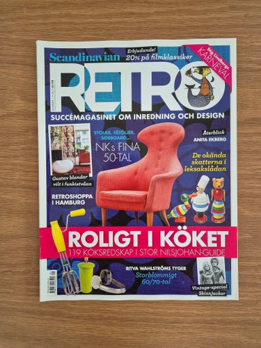 Tidningar Retro Scandinavian 2015 nr 1-6