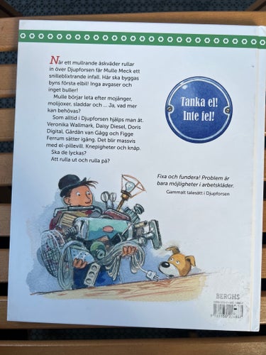 Mulle Meck bygger en elbil av George Johansson och Jens Ahlbom, 2023