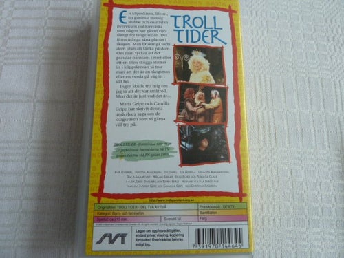 TROLL TIDER, DEL 2 AV 2, VHS, FILM