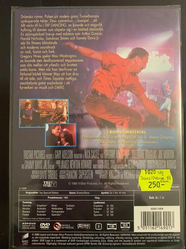 TAP -SPECIAL ED.. INPLASTAD.DANS/ DRAMA -89. UTGÅNGEN. OOP. RARE. GREGORY HINES