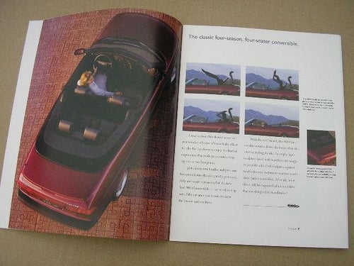 Försäljningsbroschyr New SAAB 900 Convertible 1994