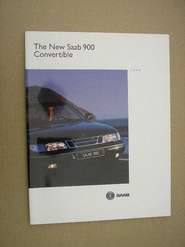 Försäljningsbroschyr New SAAB 900 Convertible 1994