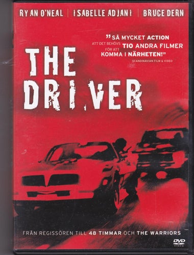 DVD / The Driver / Ryan O'Neal, Isabelle Adjani, Bruce Dern / Nära nyskick