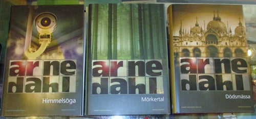 3 böcker av Arne Dahl, Svenska deckare