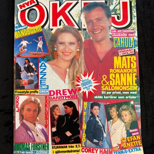 Tidningen OKEJ ! Nr 18 - 1989 .