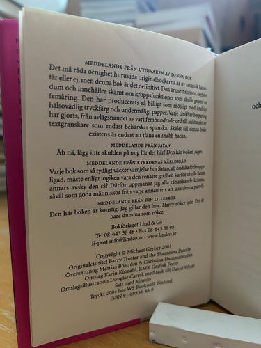 Barry Trotter och Den skamlösa parodin av Michael Gerber, bok, Very Fine plus