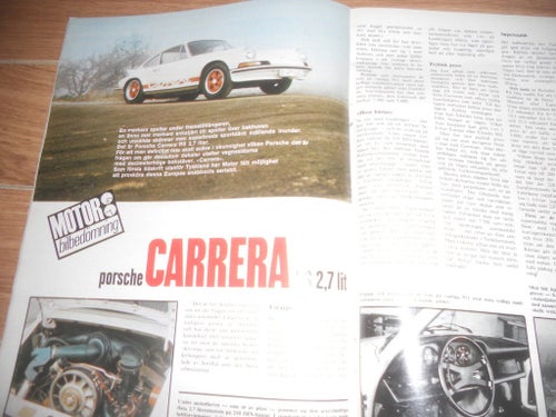 Motor nr25 1972 Porsche Carrera, Toyota 2000