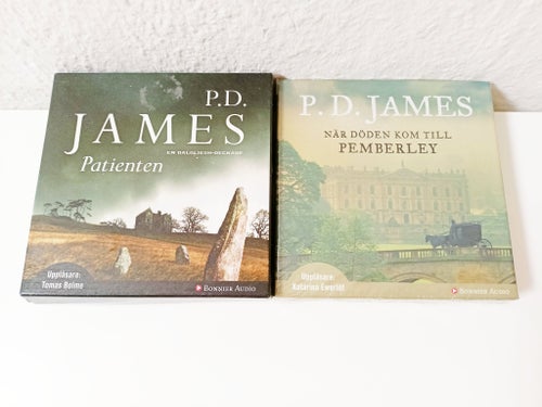 PD James 2st Ljudböcker 25CD Tomas Bolme Katarina Ewerlöf