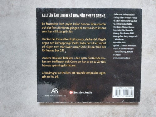 Ljudbok: Anders Roslund - Lita på mig (MP3)