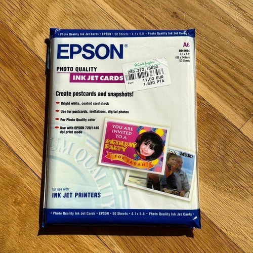 Epson fotokort att skriva ut på