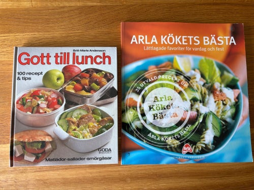 2 receptböcker - Gott till lunch av Britt-Marie Andersson