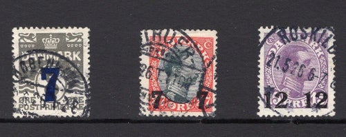 Danmark afa 157-59 – afa 210 kr. (230)