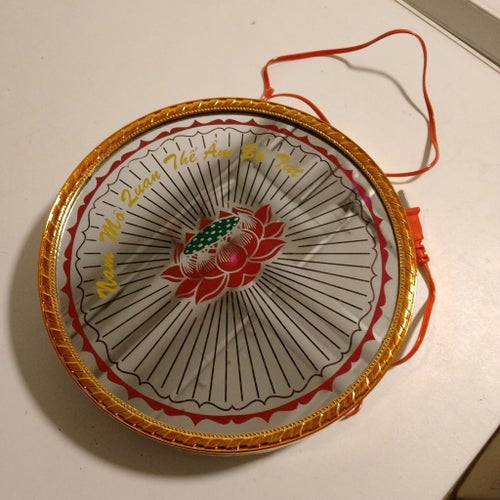 Buddhist halo lamp