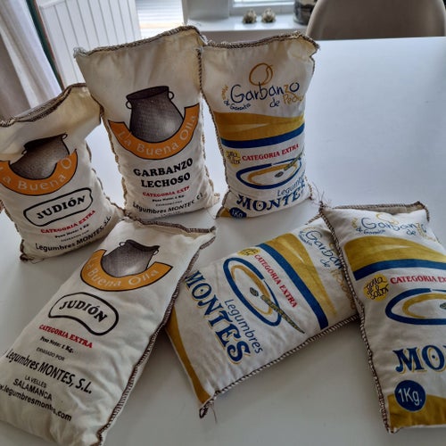 6st Garbanzo Lechoso, kikärtor och bönor, Endast för dekoration