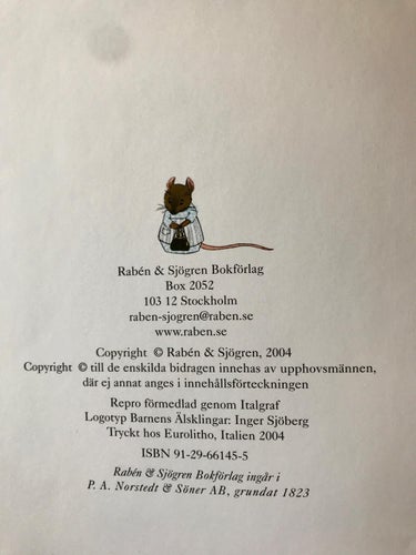 BARNENS ÄLSKLINGAR KILLEVIPPEN Susanna Hellsing 2004