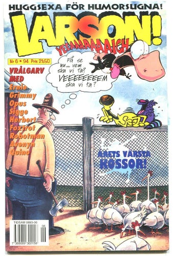 Larson 1994 nr 6 Grimmy, Ernie, Opus, Foxtrot , Quino, Sigge