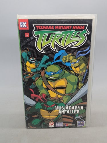 Teenage Mutant Ninja Turtles - Musjägarna Anfaller - Svenskt tal - VHS