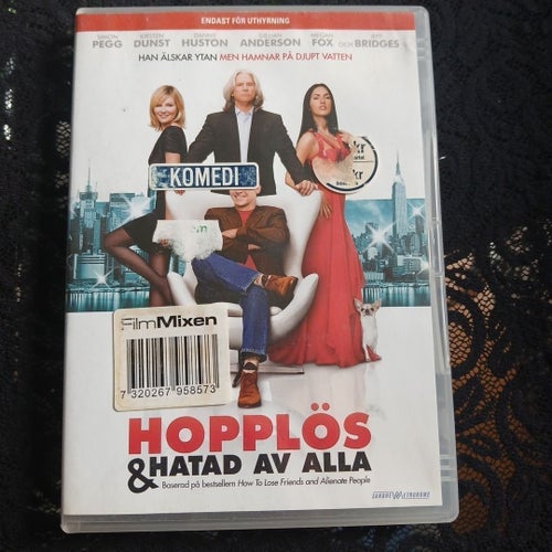 Hopplös & hatad av alla (How to Lose Friends & Alienate People) (DVD)