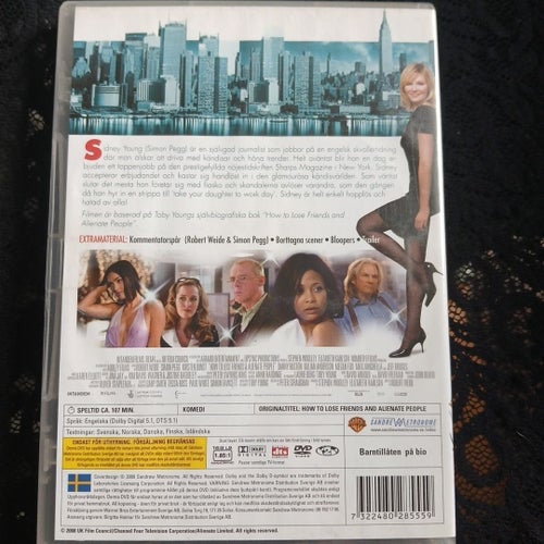 Hopplös & hatad av alla (How to Lose Friends & Alienate People) (DVD)