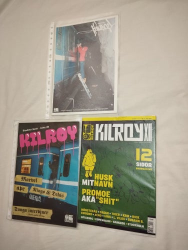 Kilroy Issue 9, 10, 12 graffiti magazibe