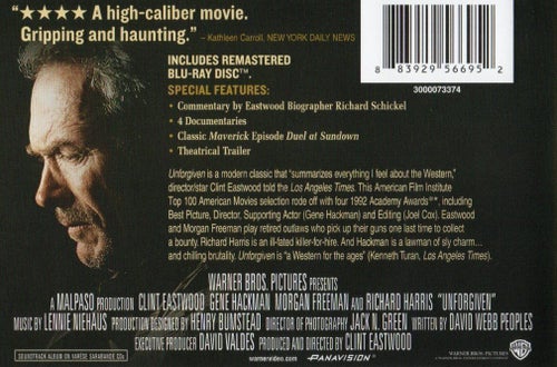Unforgiven (De skoningslösa) 4K Ultra HD+Blu-Ray