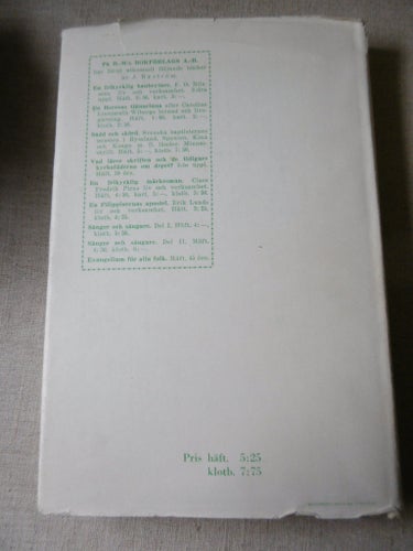 Sånger och sångare, J. Byström, 1943