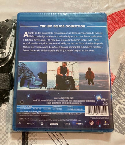 LUC BESSONS ATLANTIS (1991) INPLASTAD SVENSK UTGÅVA! SLUT I HANDELN