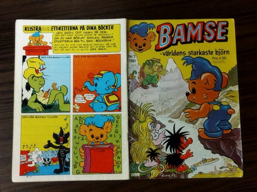 Bamse 1981 nr 7, Very Good plus