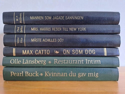 6 st böcker