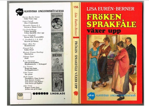 FRÖKEN SPRAKFÅLE VÄXER UPP - Lisa Eurén-Berner (Lindblads 1976)
