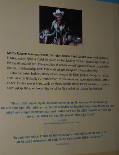Monty Roberts Från mina händer till dina Hästfilosofi Träningsmetoder Hästbok