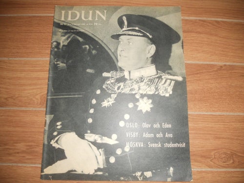 Idun nr5 1958 Kungligt Norge - Olav, Ava Gardner