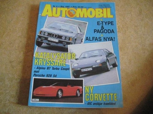 AUTOMOBIL NR 4 1987 CITROEN SM, CITROEN CX 25 GTI TURBO II, M.M