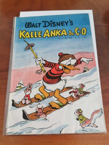 Kalle anka 4 1948 strålande skick