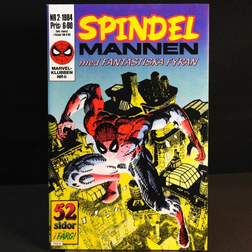 Spindelmannen - 1984 - NR 2 - med Fantastiska Fyran