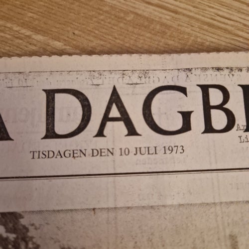 Svenska Dagbladet tidning från 1973
