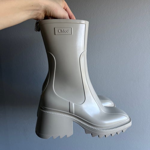 Chloé Stövlar Beige Storlek 40 Betty rain boot